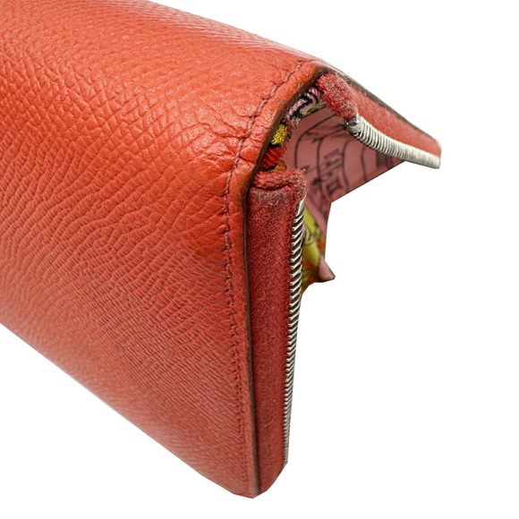 HERMÈS Azap Long Silk in Epson Rose Jaipur Q Stamp - Picture 12 of 13